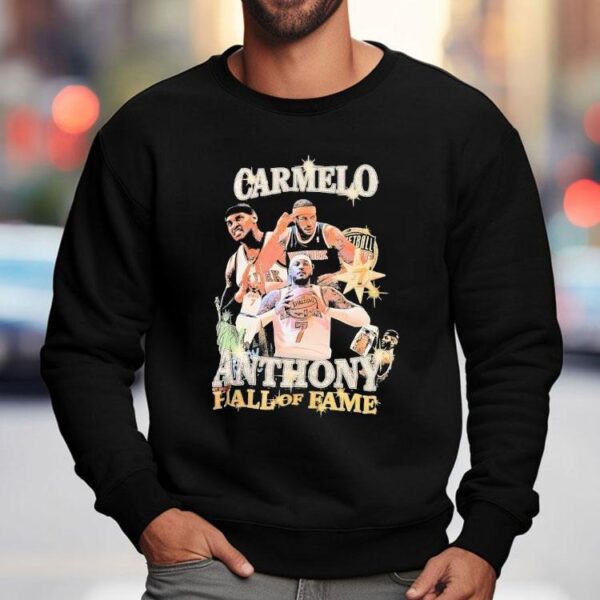Carmelo Anthony Hall Of Fame New York Knicks Basketball Shirt
