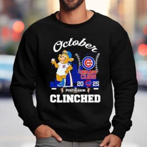Chicago Cubs October Clinched Post Season Sweatshirt