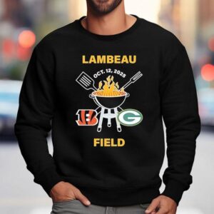 Cincinnati Bengals Vs Green Bay Packers Lambeau Field Sweatshirt