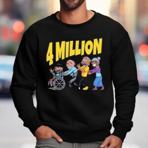 D'aydrian Harding 4 Million Subscribers Wheelchair Shirt 3 D Aydrian Harding Million Subscribers Wheelchair Sweatshirt