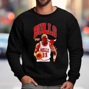 Dennis Rodman Chicago Bulls Basketball Signature Sweatshirt