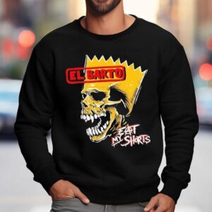 Exbarted El Barto Eat My Shorts Skull Sweatshirt