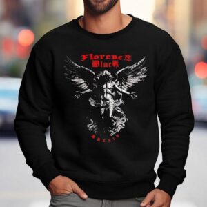 Florence Black Angel Sweatshirt