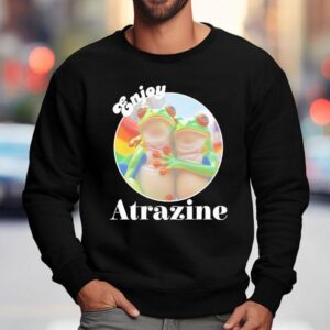 Frog Couple Enjoy Atrazine Sweatshirt