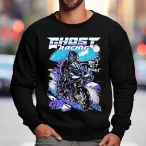 Ghost Racing Don T Get Caught Gr Club Track Motor Flames Sweatshirt