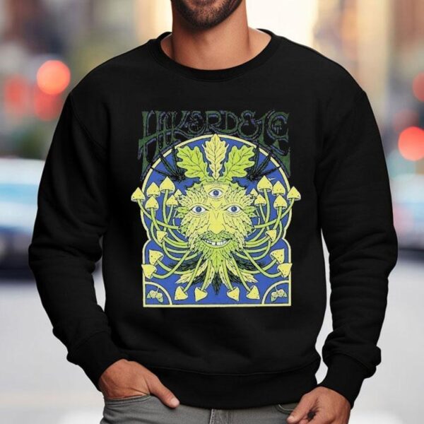 Hikerdelic Green Man 3 Eyes Shirt