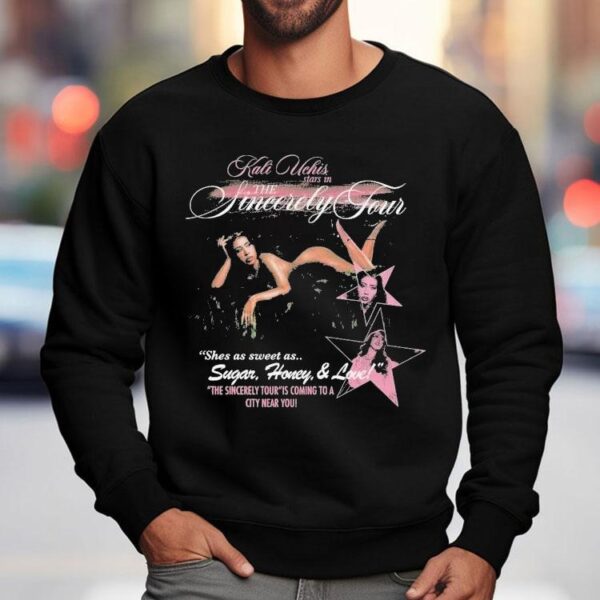 Kali Uchis Stars In The Sincerely Tour 2025 She’s As Sweet As Sugar Honey And Love The Sincerely Tour Is Coming To A City Near You Shirt