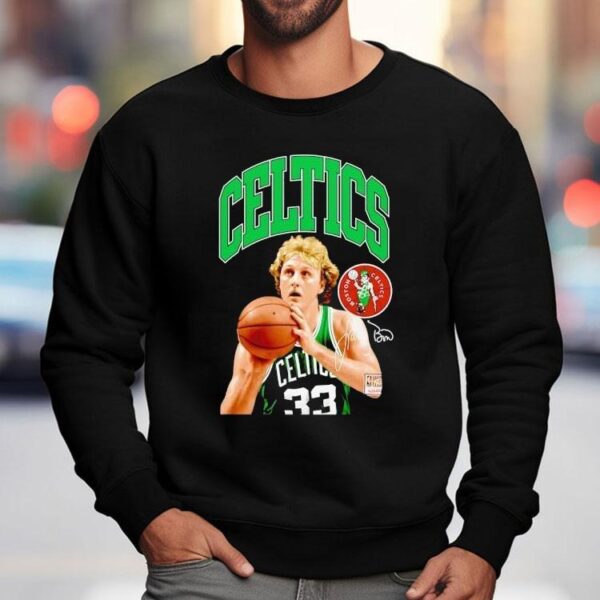 Larry Bird Boston Celtics Basketball Signature Shirt