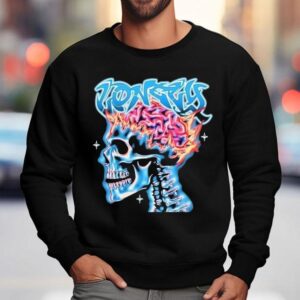 Lonely Hearts Club No Guts No Glory Skull Sweatshirt