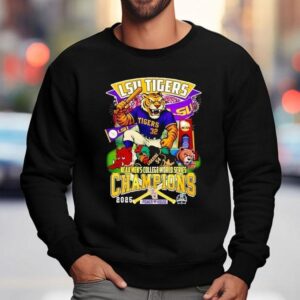 Lsu Tigers Mascot Ncaa Men S College World Series Champions Sweatshirt