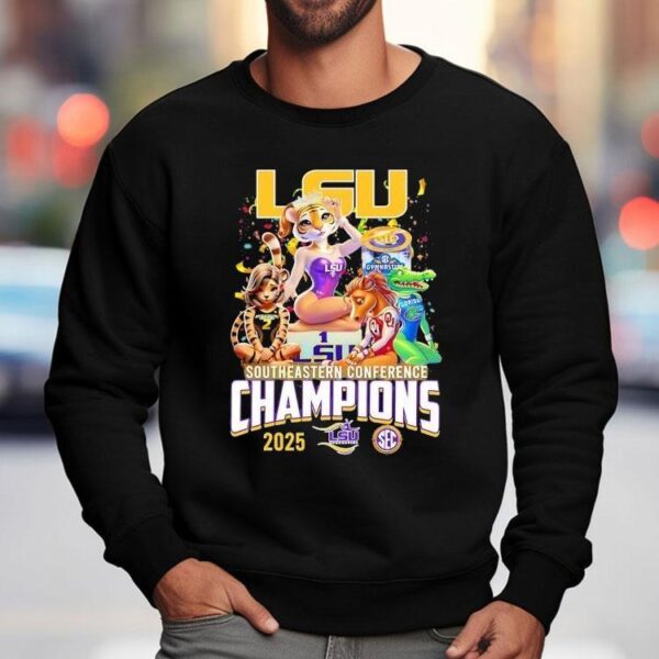 Lsu Tigers Southeastern Conference Champions 2025 Shirt
