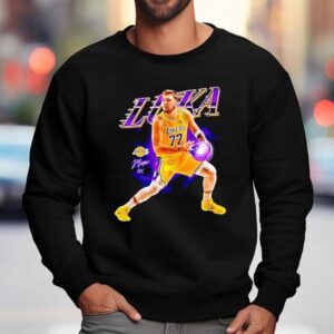 Luka Doncic Los Angeles Lakers Basketball Signature Graphic Sweatshirt