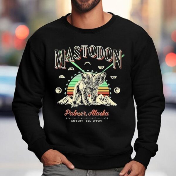 Mastodon Palmer Alaska Bear 2025 Shirt