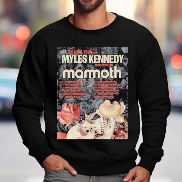 Myles Kennedy Tour 2025 Dates The Final Tour In North America With Mammoth Shirt