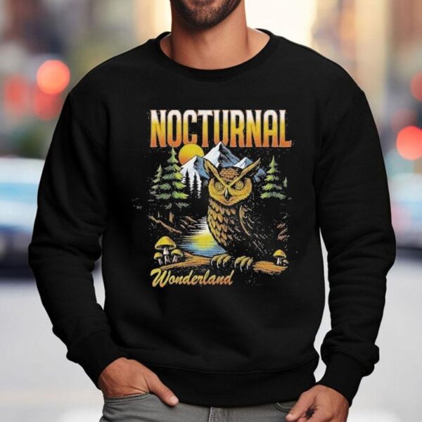 Nocturnal Wonderland Watcher Owl Shirt