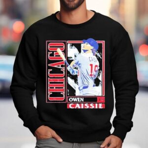 Owen Caissie Chicago Cubs Card Sweatshirt