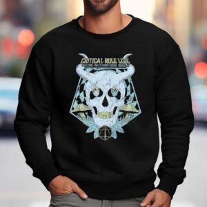Skull Critical Role Live Vintage Sweatshirt