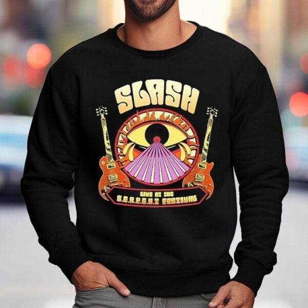 Slash Live At The Serpent Festival 2025 Guitar Eye Shirt