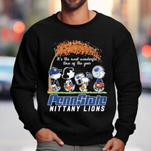 Snoopy The Peanuts Penn State Nittany Lions It S The Most Wonderful Time Of The Year Sweatshirt