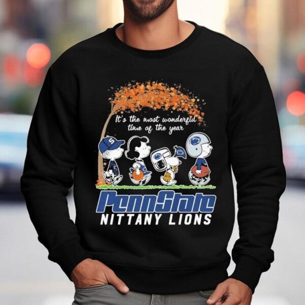 Snoopy The Peanuts Penn State Nittany Lions It’s The Most Wonderful Time Of The Year Shirt