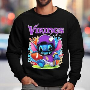 Stitch Fan Minnesota Vikings Nfl Sweatshirt