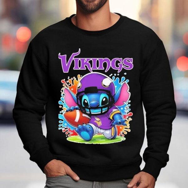 Stitch Fan Minnesota Vikings Nfl Shirt