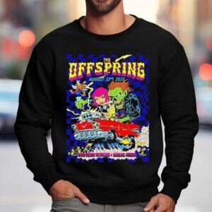 The Offspring Concert Dos Equis Pavilion Dallas Texas Tour Aug Tour Sweatshirt