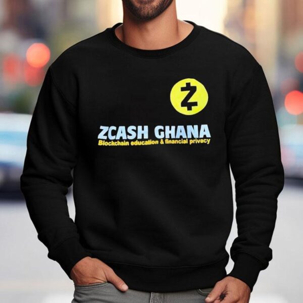 Zcash Ghana Blockchain Education And Financial Privacy Shirt