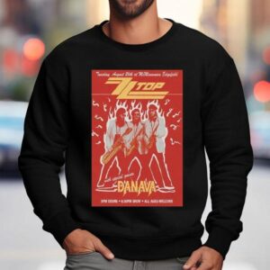 Zztop All Ages Welcome Danava Tour Sweatshirt