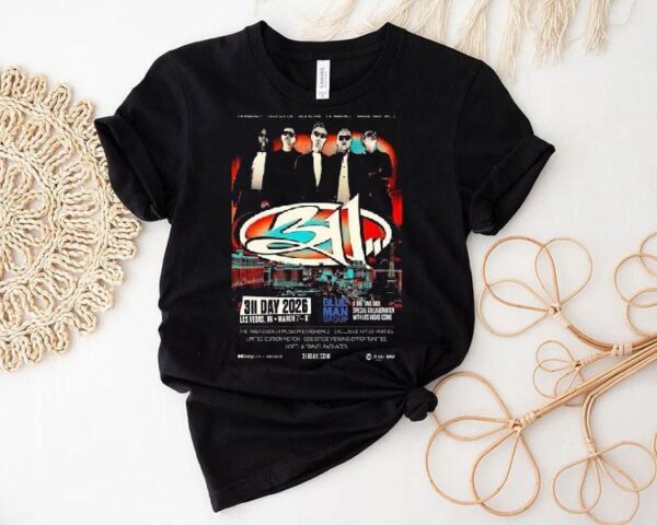311 Tour March 7-8 2026 Las Vegas, Nv Blue Man Group Shirt