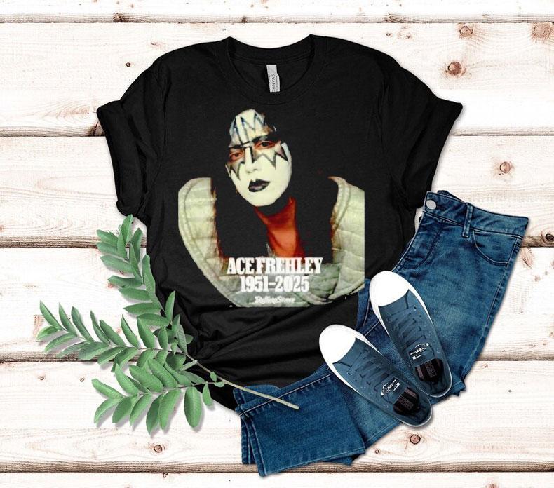 Ace Frehley Rip 1951-2025 Shirt 3  Ace Frehley Rip   Tshirt
