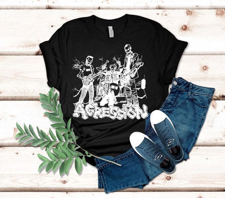 Agression Skeleton Shirt 4 Agression Skeleton Tshirt
