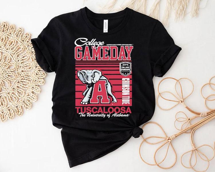 Alabama Crimson Tide Mascot Tuscaloosa The University Of Alabama College Gameday Tshirt