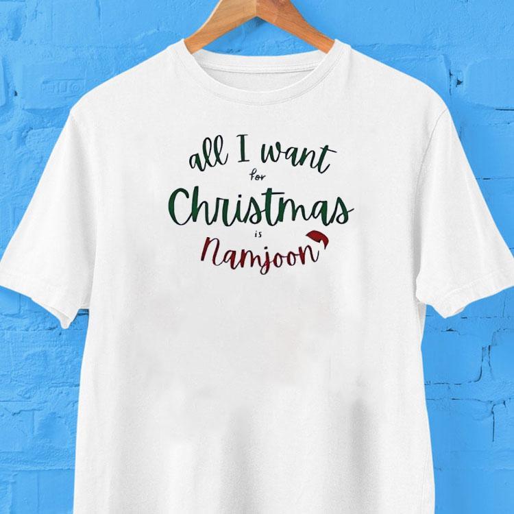 All I Want For Christmas Namjoon Shirt 2  All I Want For Christmas Namjoon Tshirt