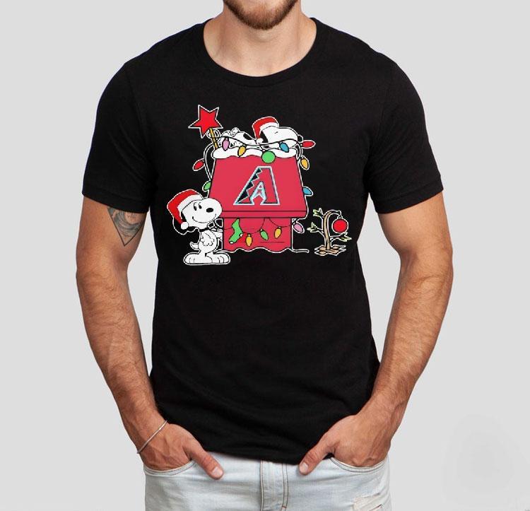 Arizona Diamondbacks Snoopy Christmas Holiday 2025 Shirt 4 Arizona Diamondbacks Snoopy Christmas Holiday Tshirt