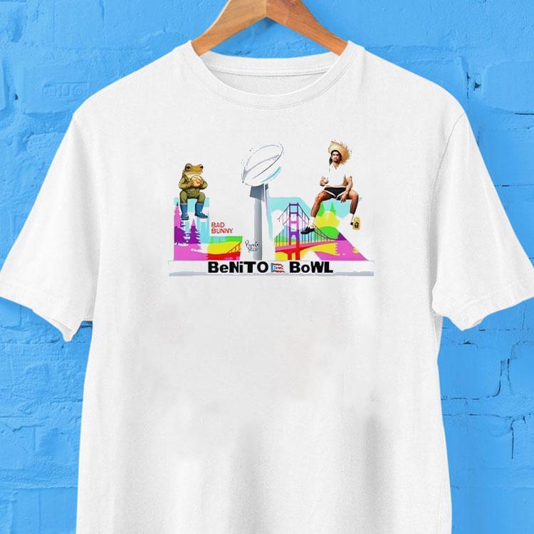 Benito Bowl Bad Bunny Nfl Super Bowl Halftime Frog Shirt 2 Benito Bowl Bad Bunny Nfl Super Bowl Halftime Frog Tshirt