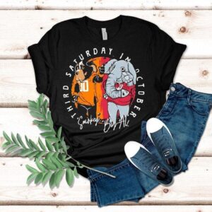 Big Al Alabama Crimson Tide Smokeytennessee Volunrs Mascots Third Saturday In October Shirt Big Al Alabama Crimson Tide Smokeytennessee Volunrs Mascots Third Saturday In October Shirt