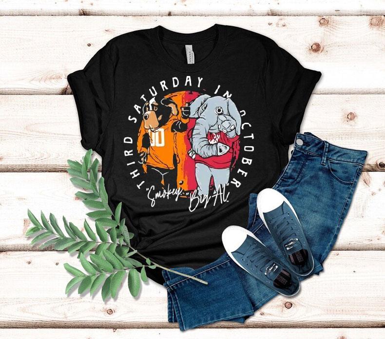 Big Al Alabama Crimson Tide Smokeytennessee Volunrs Mascots Third Saturday In October Shirt 4  Big Al Alabama Crimson Tide Smokeytennessee Volunrs Mascots Third Saturday In October Tshirt