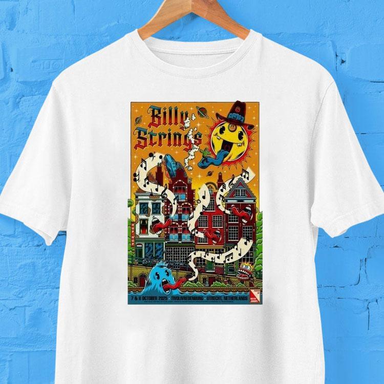 Billy Strings October 7-8, 2025 Tivolivredenburg In Utrecht, Netherlands Shirt 2  Billy Strings October    Tivolivredenburg In Utrecht Netherlands Tshirt