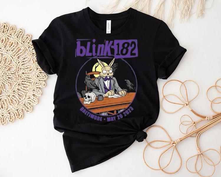 Blink-182 May 26 2023 Baltimore Event Shirt 4 Blink May Baltimore Even Tshirt