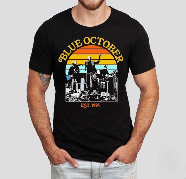 Blue October Est 1995 Photo Shirt 4  Blue October Est  Photo Tshirt