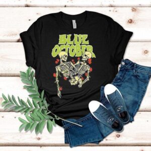 Blue October Skeleton Buddies Shirt Blue October Skeleton Buddies Shirt