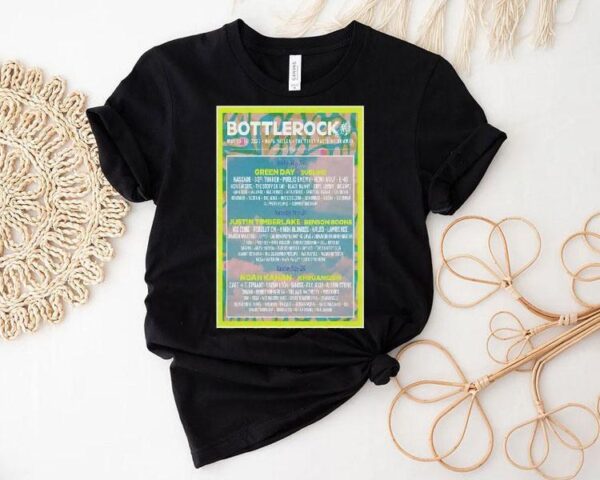 Bottlerock Napa Valley, The First Taste Of Summer May 23-25 2025 Tour Shirt