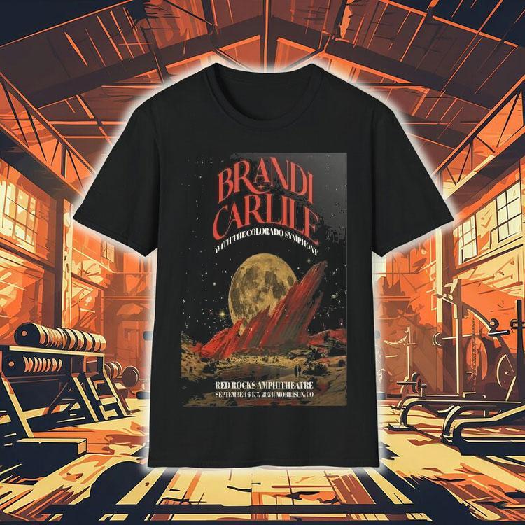 Brandi Carlile Red Rocks Amphitheatre Morrison Co Tour Sept 6 7 2024 Shirt 4  Brandi Carlile Red Rocks Amphitheatre Morrison Co Tour Sept    Tshirt