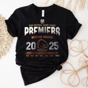 Brisbane Broncos 2025 Telstra Premiers Trophy Team Signature Shirt