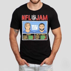 Cam Skattebo And Jaxson Dart New York Giants Nfl Jam 2025 Shirt