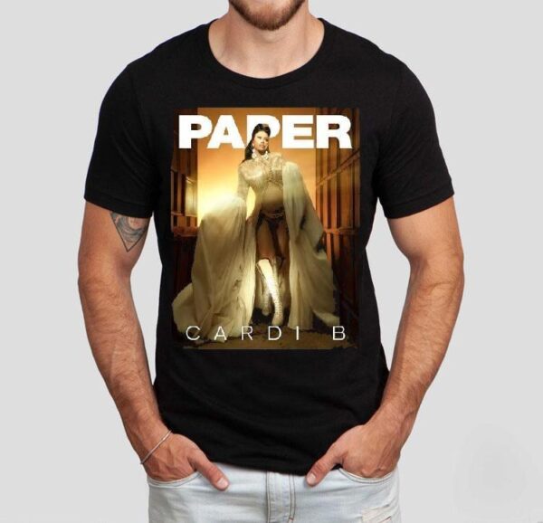 Cardi B Graces The Cover Of Paper Magazine Shirt