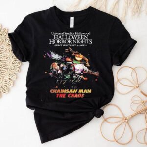 Chainsaw Man The Chaos Halloween Horror Nights Inside The Dreamworks Theatre 2025 On September 4 November 2 Shirt Chainsaw Man The Chaos Halloween Horror Nights Inside The Dreamworks Theatre 2025 On September 4 November 2 Shirt