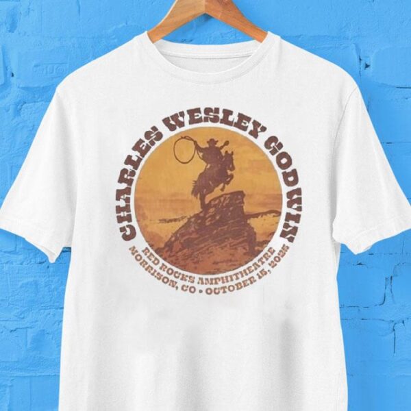 Charles Wesley Godwin Oct 15 2025 Red Rocks Show Shirt