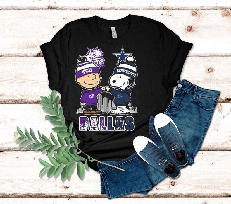 Charlie Brown Tcu Horned Frogs And Snoopy Dallas Cowboys Skyline 2025 Shirt 4  Charlie Brown Tcu Horned Frogs And Snoopy Dallas Cowboys Skyline  Tshirt